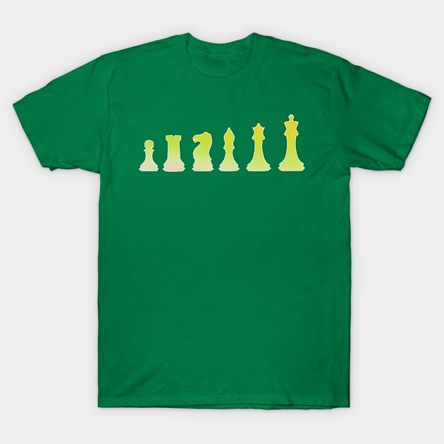 CHESS BOARD GAME SKILL SHATRANJ T-Shirt by Lin Watchorn 